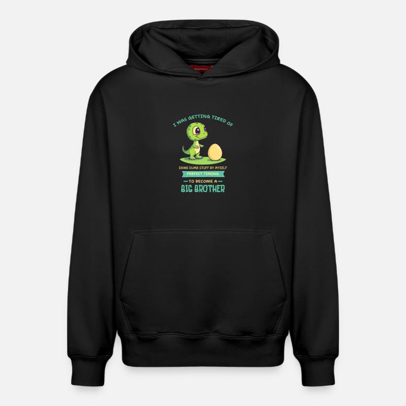 Grumpy Fussy Bold Text Logo - Sweat à capuche unisexe décontracté en coton biologique – de SPREAD - noir