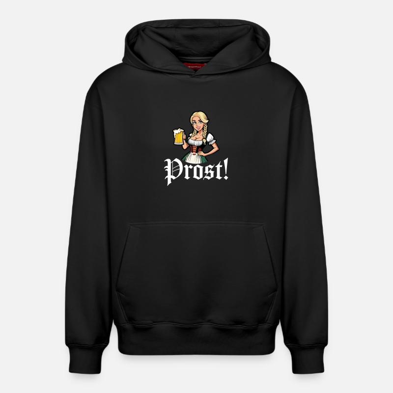 Prost - Sweat à capuche unisexe décontracté en coton biologique – de SPREAD - noir
