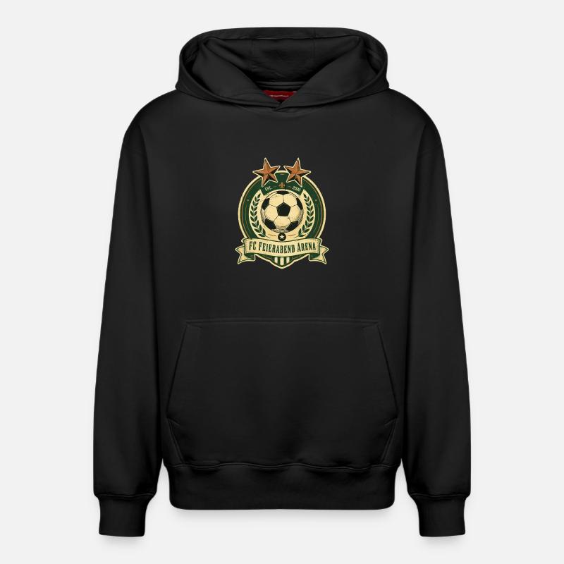 FC Feierabend Arena - Sweat à capuche unisexe décontracté en coton biologique – de SPREAD - noir