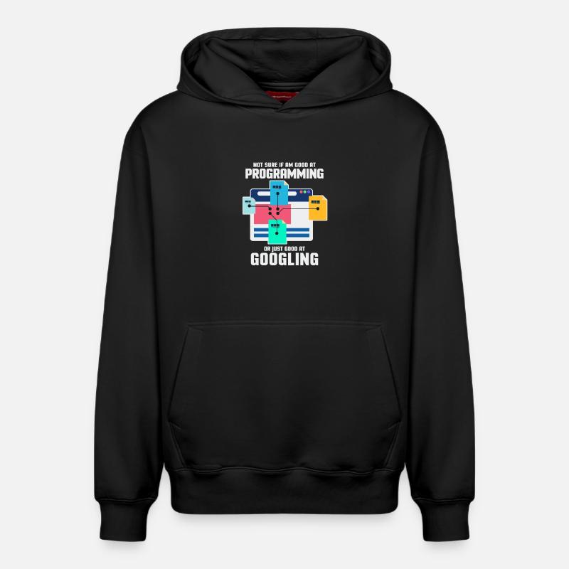 Programmer Programming IT Computer Gift - Relaxed Unisex Organic Hoodie – by SPREAD - black