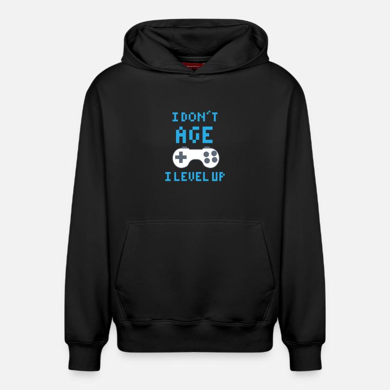 Gaming - Sweat à capuche unisexe décontracté en coton biologique – de SPREAD - noir