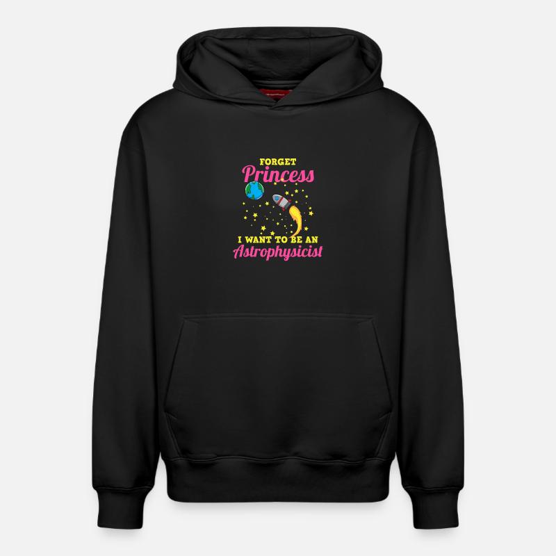 Astrophysique Étudiant - Sweat à capuche unisexe décontracté en coton biologique – de SPREAD - noir
