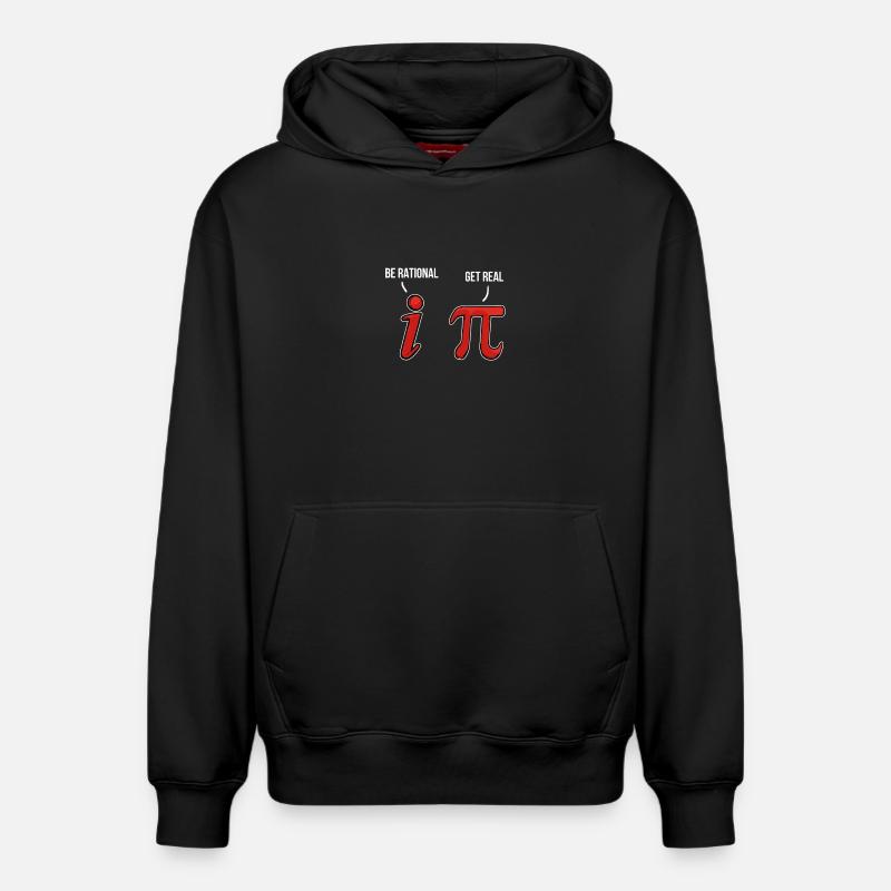 Pi Day Math Pi 3.14 - Sweat à capuche unisexe décontracté en coton biologique – de SPREAD - noir