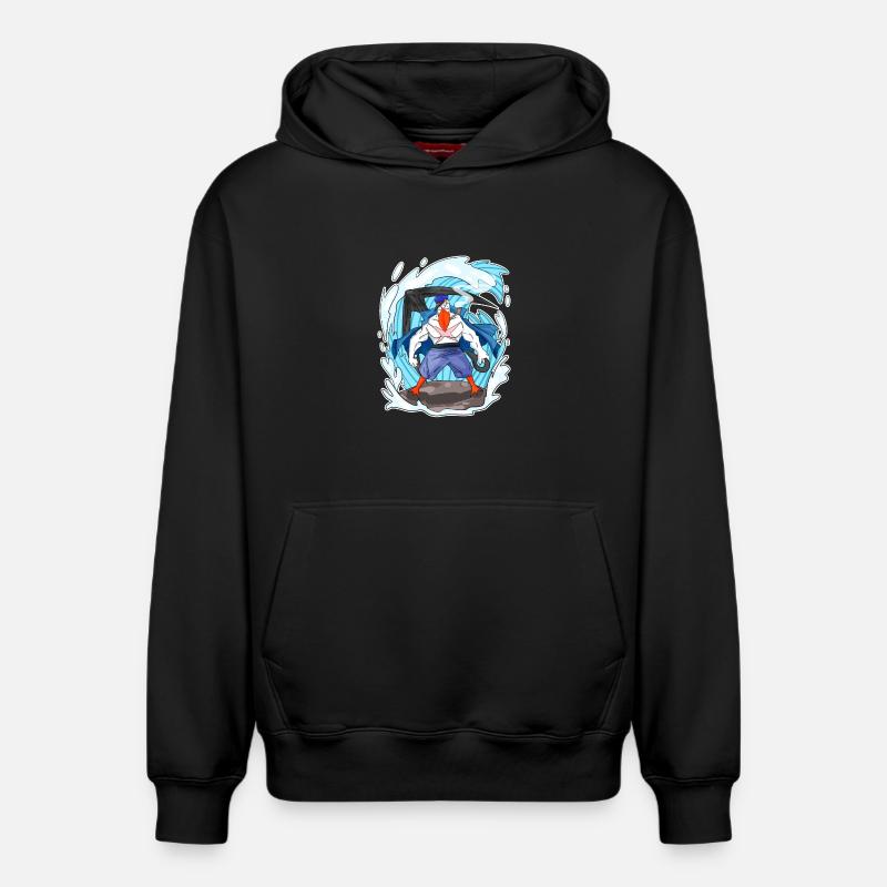 Möwe - Relaxed Unisex Organic Hoodie – von SPREAD - Schwarz