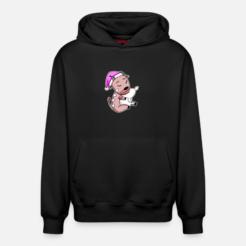 Antilope - Sweat à capuche unisexe décontracté en coton biologique – de SPREAD - noir