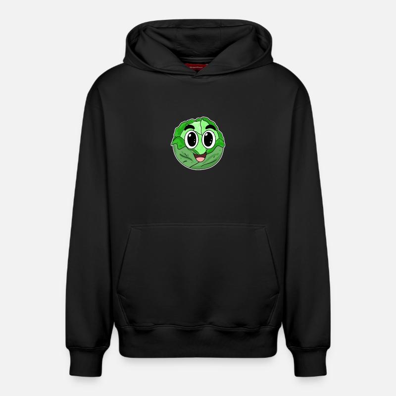 Chou de tête - Sweat à capuche unisexe décontracté en coton biologique – de SPREAD - noir