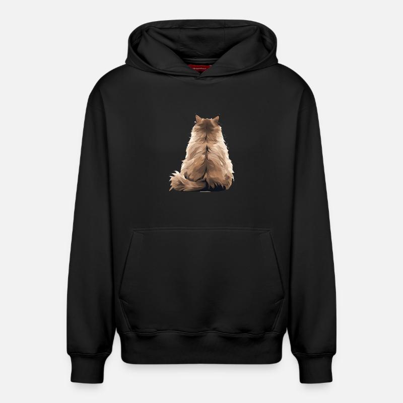Himalayen - Sweat à capuche unisexe décontracté en coton biologique – de SPREAD - noir