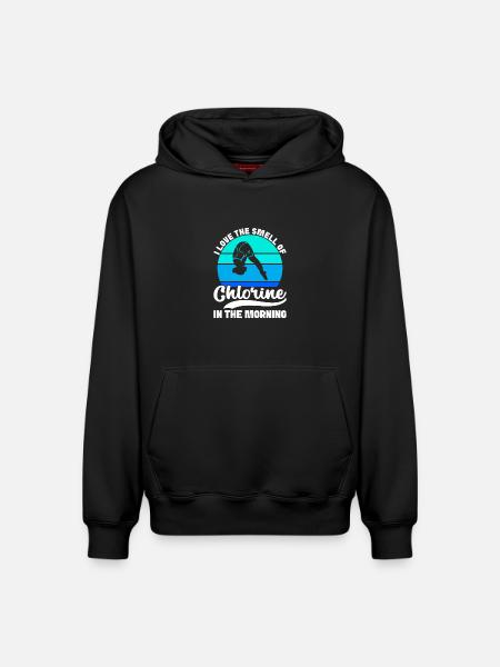 Diving diving board - Relaxed Unisex Organic Hoodie – by SPREAD - black