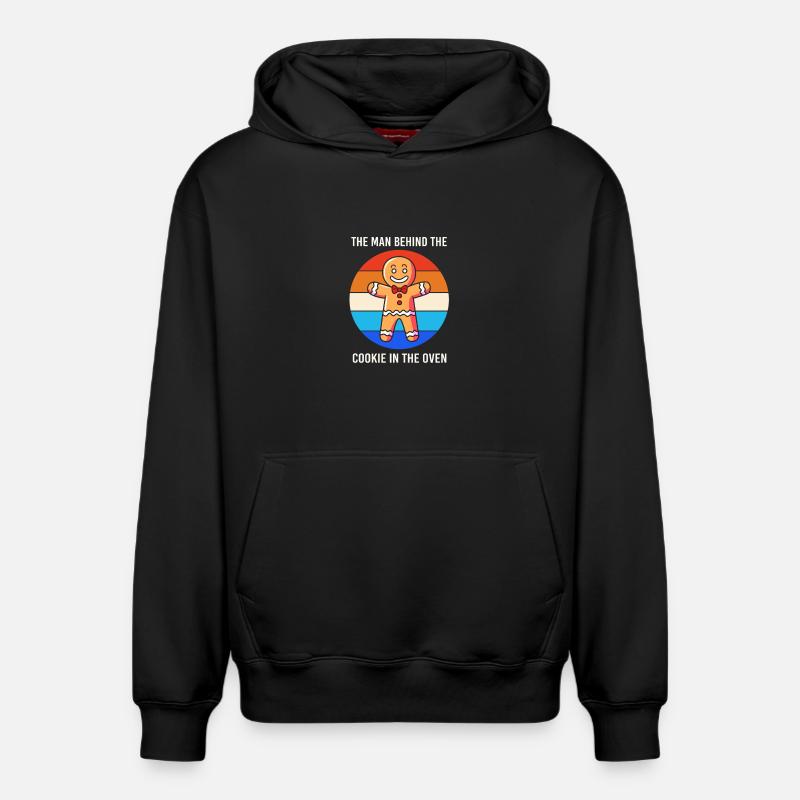 Werdende Väter Werdender Papa - Relaxed Unisex Organic Hoodie – von SPREAD - Schwarz