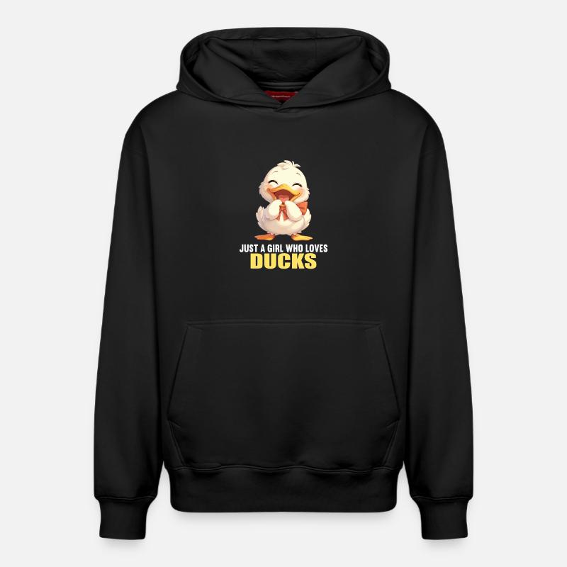 Canards Canard - Sweat à capuche unisexe décontracté en coton biologique – de SPREAD - noir