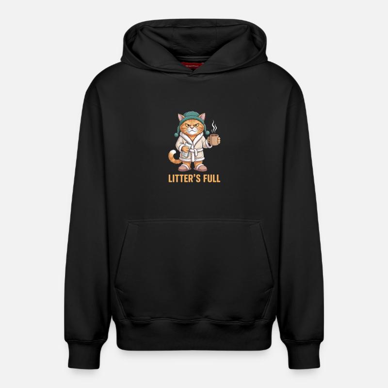 Rôti du matin - Sweat à capuche unisexe décontracté en coton biologique – de SPREAD - noir