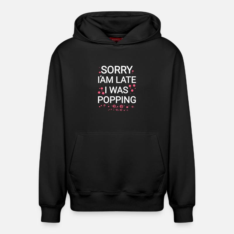 Désolé - Sweat à capuche unisexe décontracté en coton biologique – de SPREAD - noir