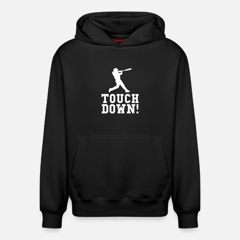 Tee silhouette d’atterrissage - Sweat à capuche unisexe décontracté en coton biologique – de SPREAD - noir