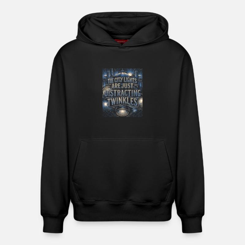 Celestial Constellation Astrology Gift - Relaxed Unisex Organic Hoodie – von SPREAD - Schwarz