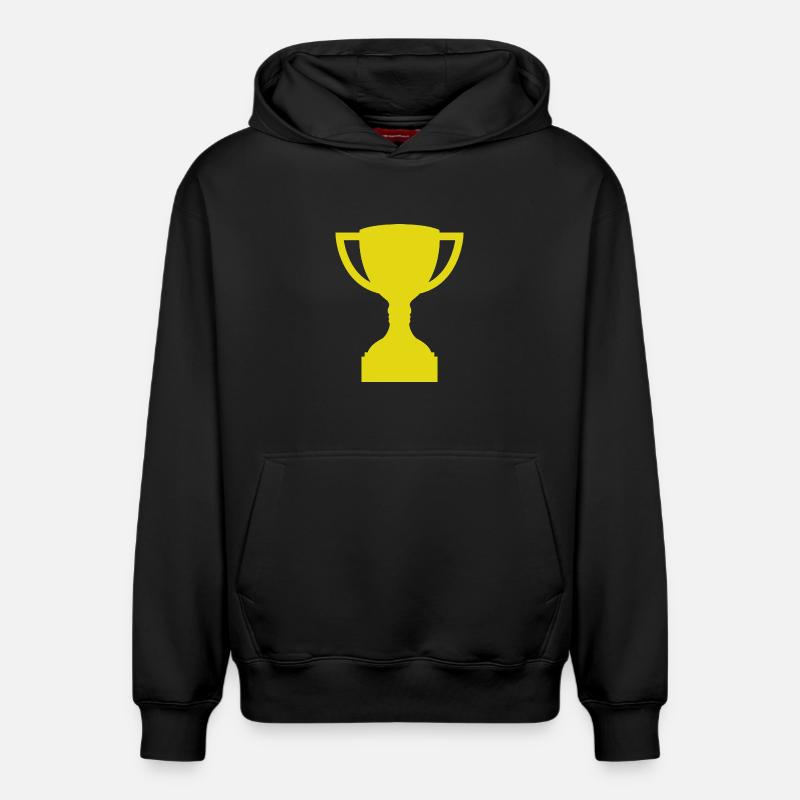 Trophée - Sweat à capuche unisexe décontracté en coton biologique – de SPREAD - noir