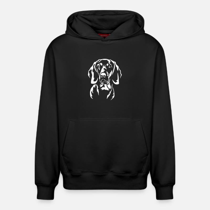 Gonczy Polski Head « Édition Noire » - Sweat à capuche unisexe décontracté en coton biologique – de SPREAD - noir