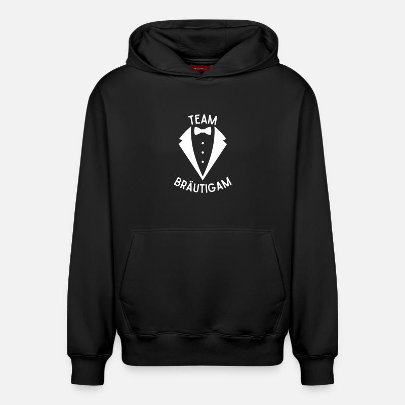 PALEFRENIER D’ÉQUIPE - Sweat à capuche unisexe décontracté en coton biologique – de SPREAD - noir