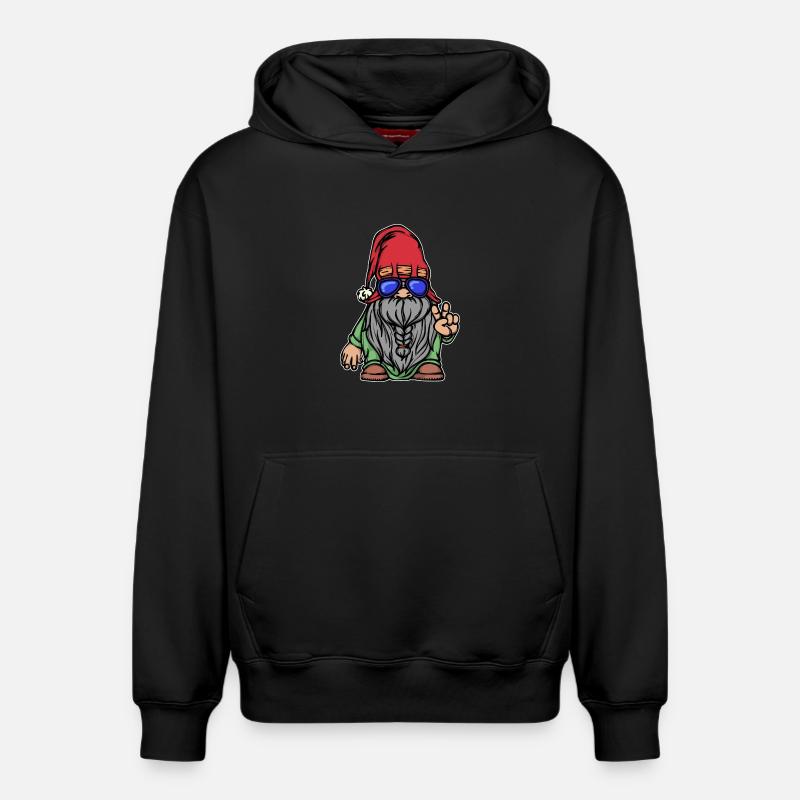 Bartfrisur Bart Bartwuchs Männlichkeit Bartträger - Relaxed Unisex Organic Hoodie – von SPREAD - Schwarz