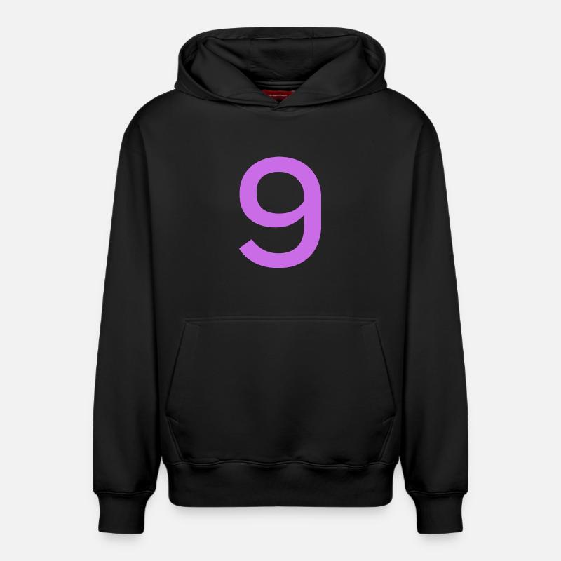 9 - Sweat à capuche unisexe décontracté en coton biologique – de SPREAD - noir