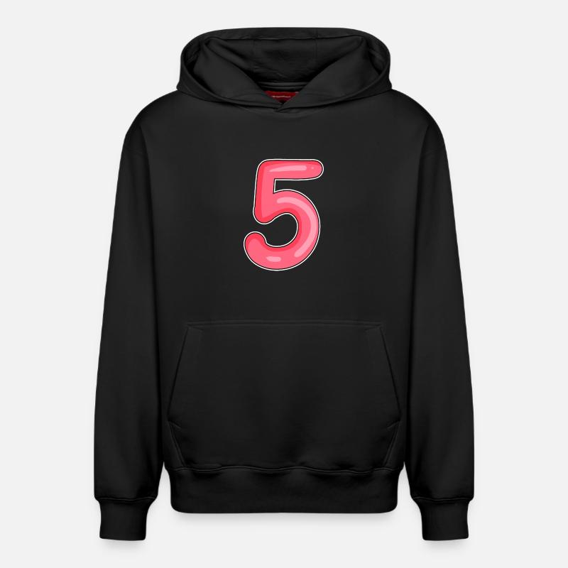 5 - Sweat à capuche unisexe décontracté en coton biologique – de SPREAD - noir