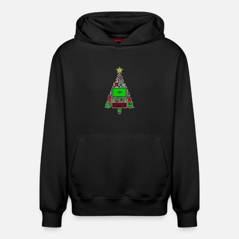 Code Debug Skripting Developer Computerfreak - Relaxed Unisex Organic Hoodie – von SPREAD - Schwarz