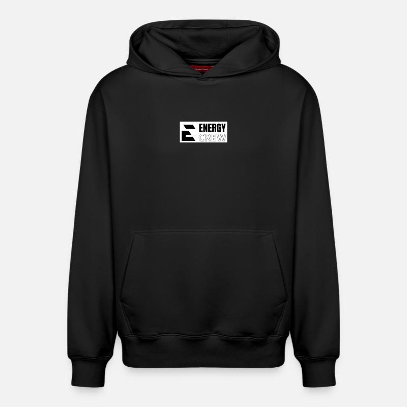 Logo de l’équipe d’énergie 3 - Sweat à capuche unisexe décontracté en coton biologique – de SPREAD - noir