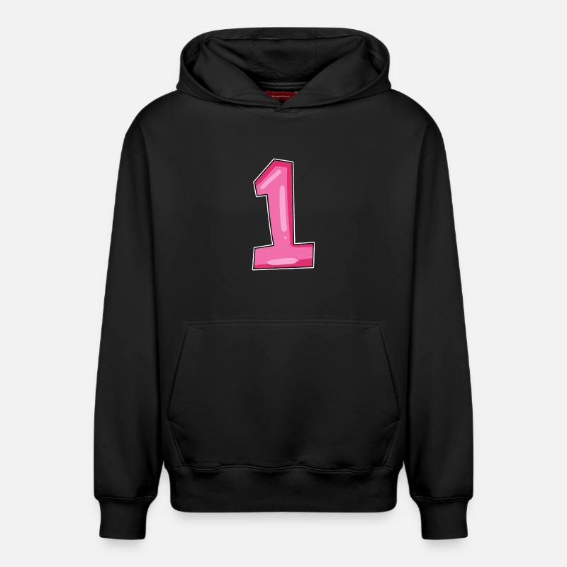 1 - Sweat à capuche unisexe décontracté en coton biologique – de SPREAD - noir