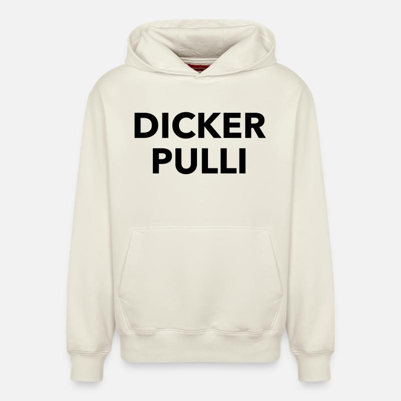 Dicker Pulli - Relaxed Unisex Organic Hoodie – von SPREAD - Naturweiß