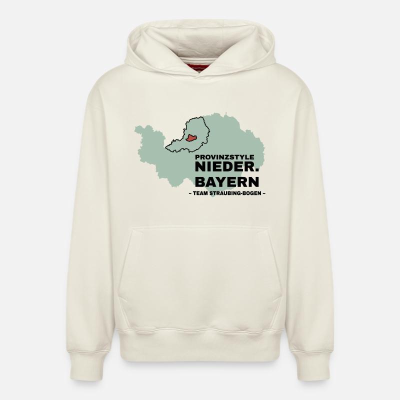 Basse-Bavière | ARCHE DE STRAUBING - Sweat à capuche unisexe décontracté en coton biologique – de SPREAD - blanc cassé