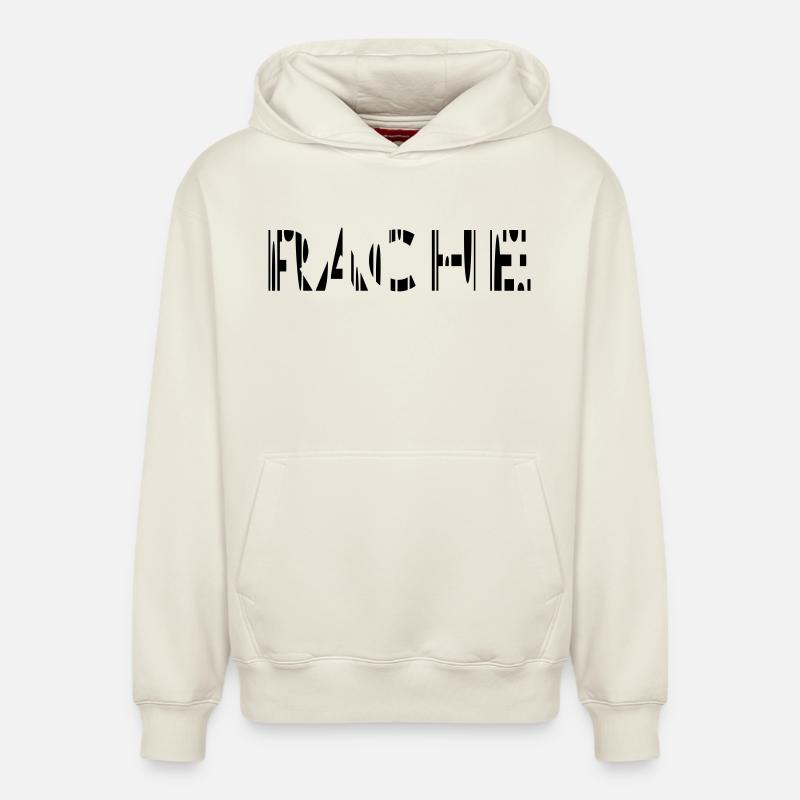 Vengeance - Sweat à capuche unisexe décontracté en coton biologique – de SPREAD - blanc cassé