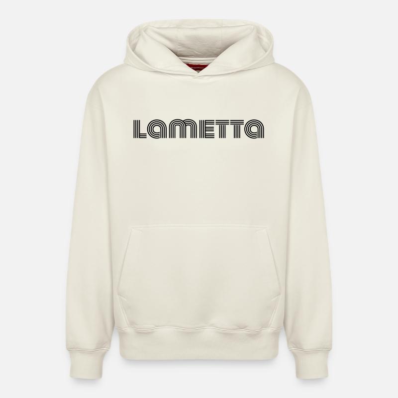 Lametta - Relaxed Unisex Organic Hoodie – von SPREAD - Naturweiß