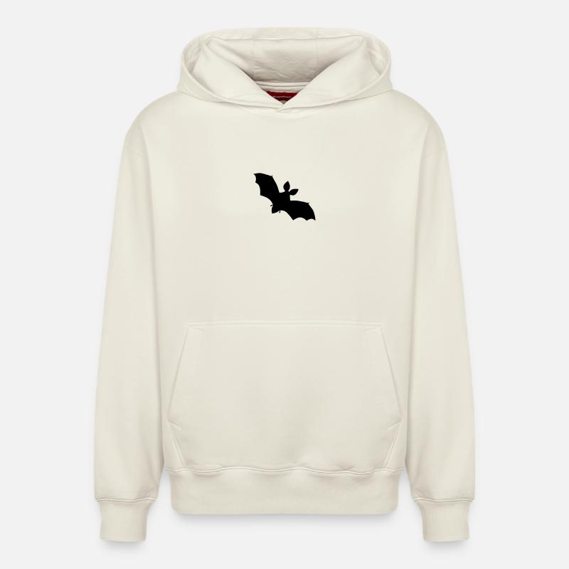 Vampire - Sweat à capuche unisexe décontracté en coton biologique – de SPREAD - blanc cassé