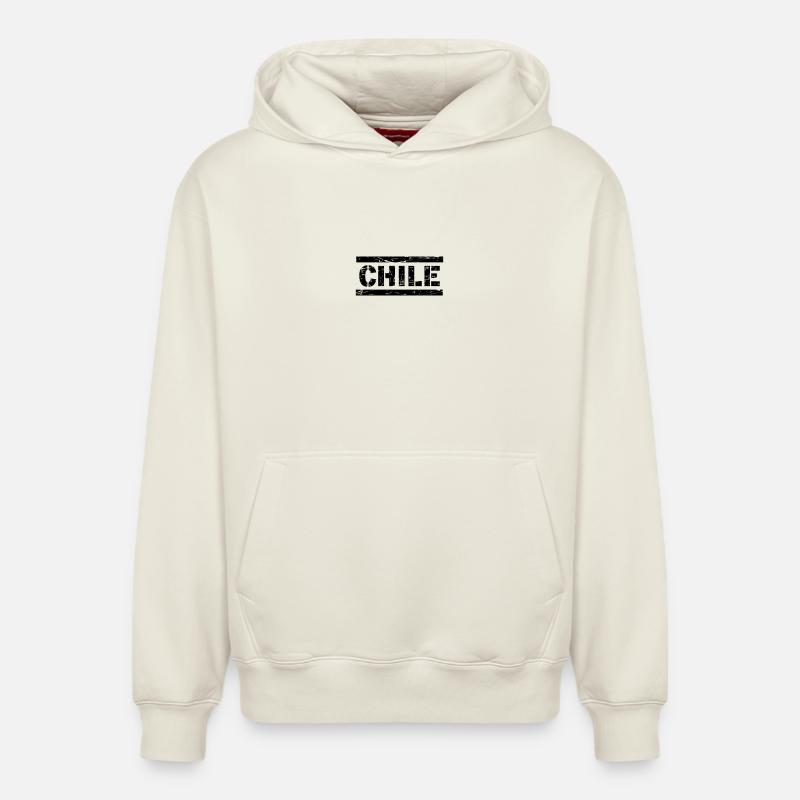 Chili - Sweat à capuche unisexe décontracté en coton biologique – de SPREAD - blanc cassé
