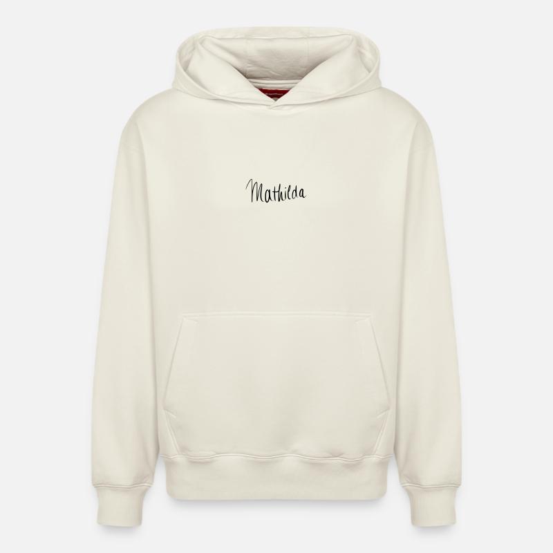 Mathilda - Relaxed Unisex Organic Hoodie – by SPREAD - off white