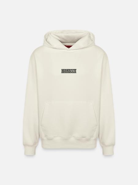 Morocco - Relaxed Unisex Organic Hoodie – by SPREAD - off white