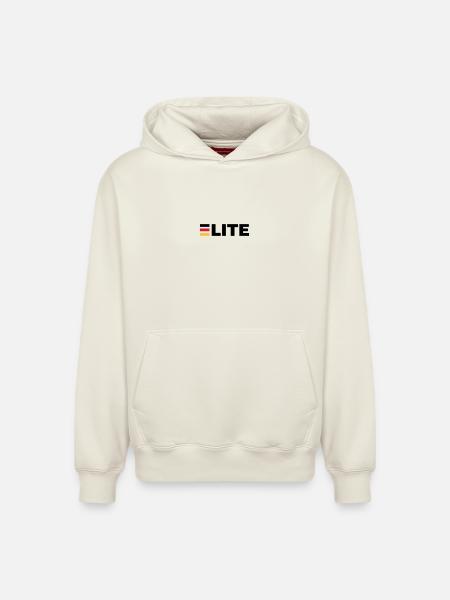 Deutschland Elite - Relaxed Unisex Organic Hoodie – von SPREAD - Naturweiß