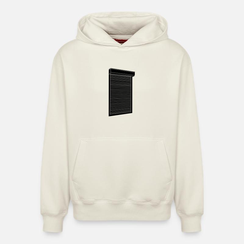 Roller shutter blinds - Relaxed Unisex Organic Hoodie – by SPREAD - off white