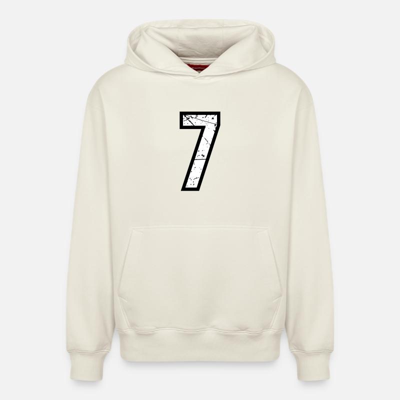 7 - Sweat à capuche unisexe décontracté en coton biologique – de SPREAD - blanc cassé