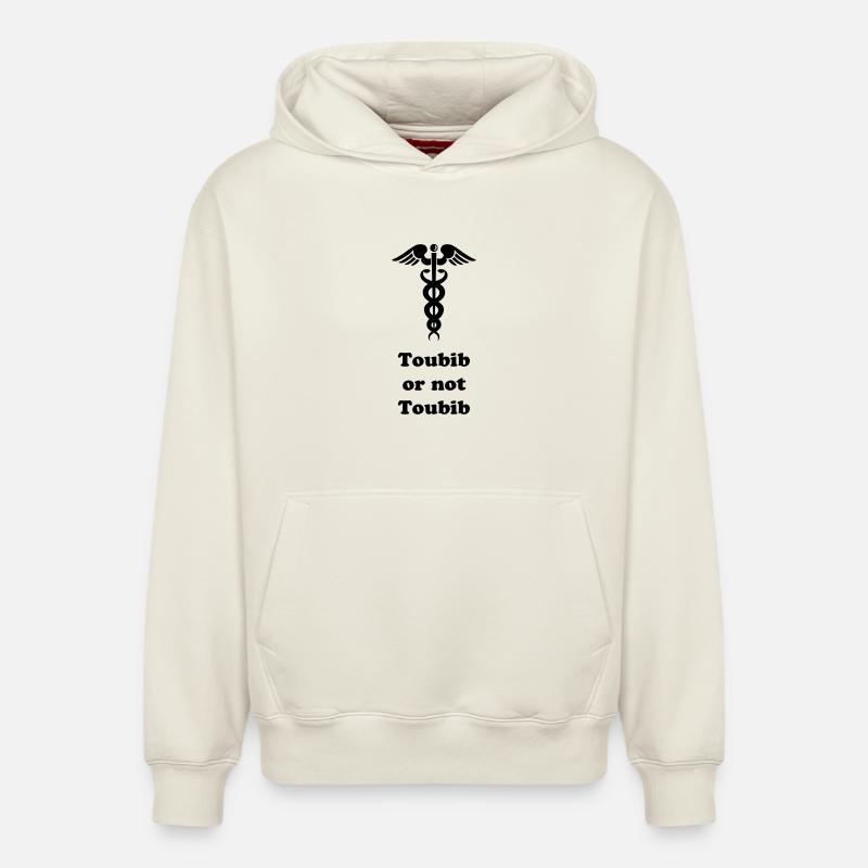 Doktor Arzt oder nicht? - Relaxed Unisex Organic Hoodie – von SPREAD - Naturweiß