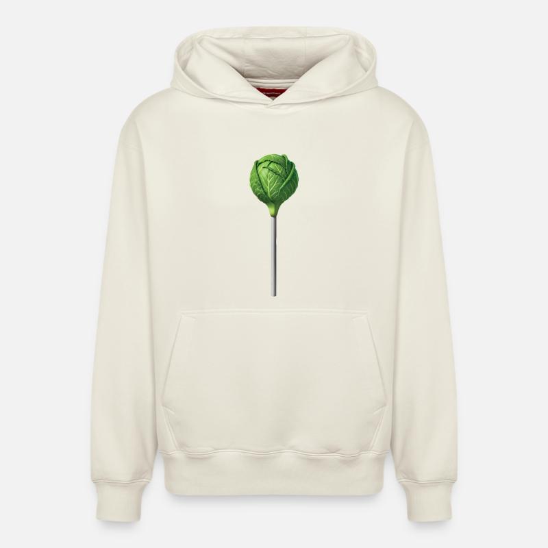 LIBERTÉ DE LANGUAGE - Bellegique - Sweat à capuche unisexe décontracté en coton biologique – de SPREAD - blanc cassé