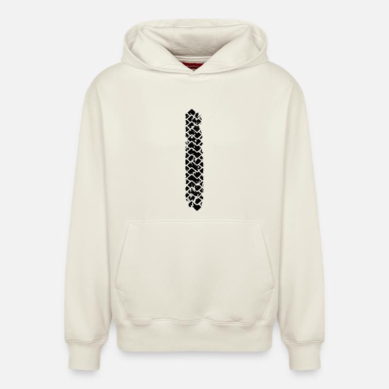 Burn to be wild 2 - Sweat à capuche unisexe décontracté en coton biologique – de SPREAD - blanc cassé