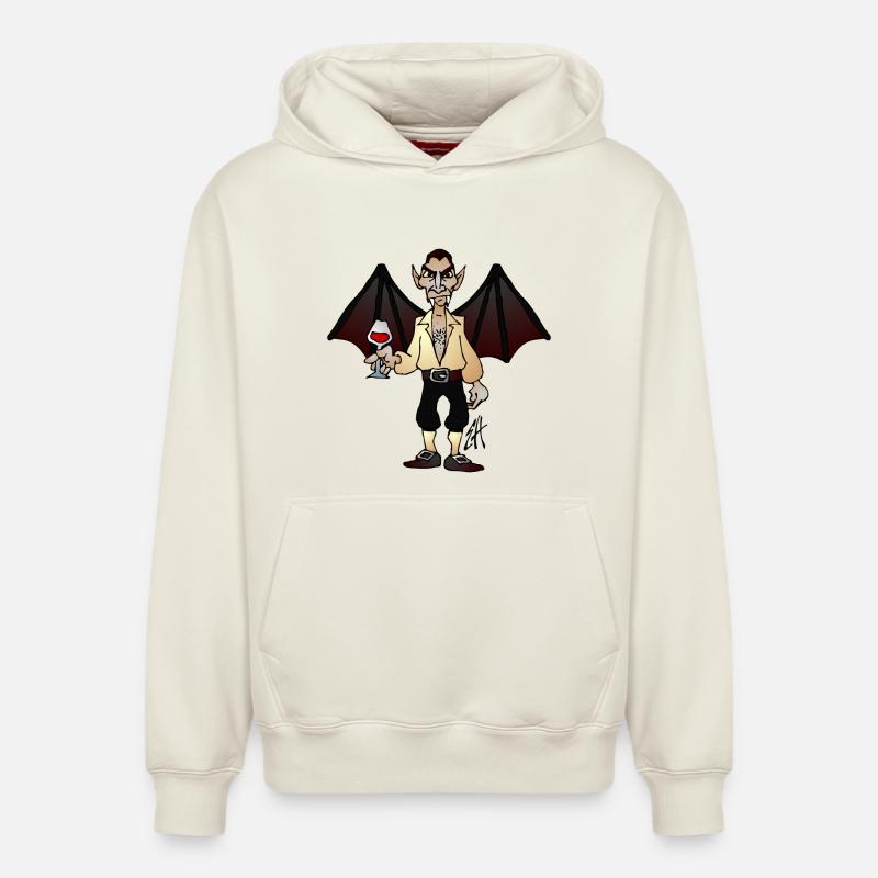 Vampire fc - Sweat à capuche unisexe décontracté en coton biologique – de SPREAD - blanc cassé