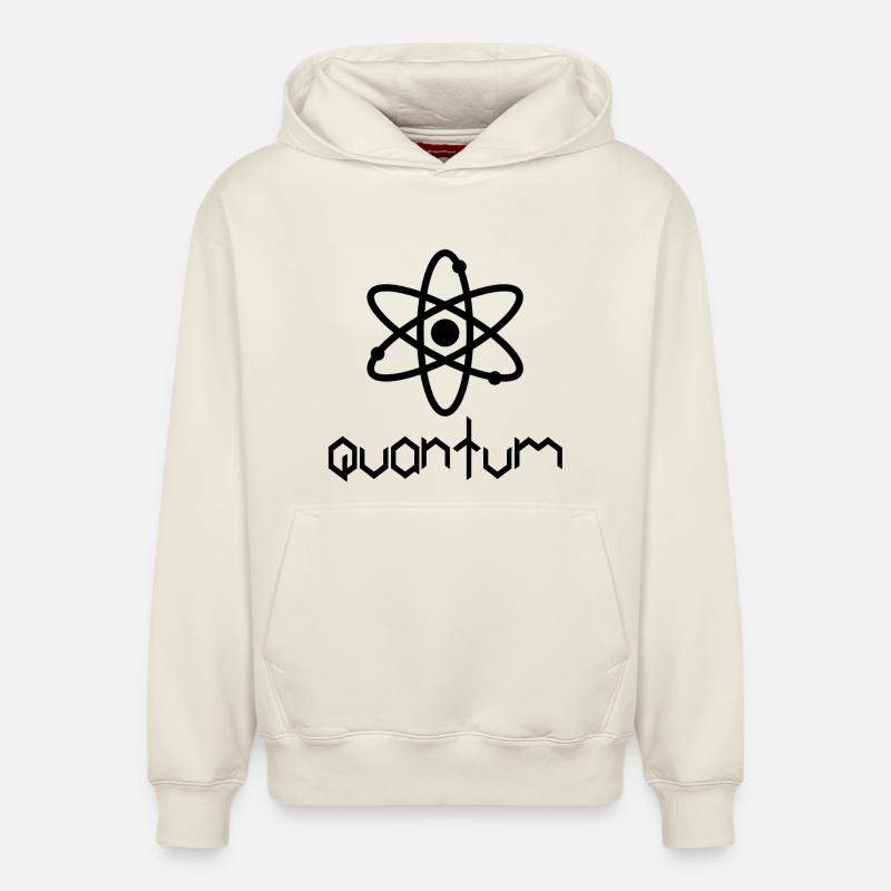 Quantité - Sweat à capuche unisexe décontracté en coton biologique – de SPREAD - blanc cassé