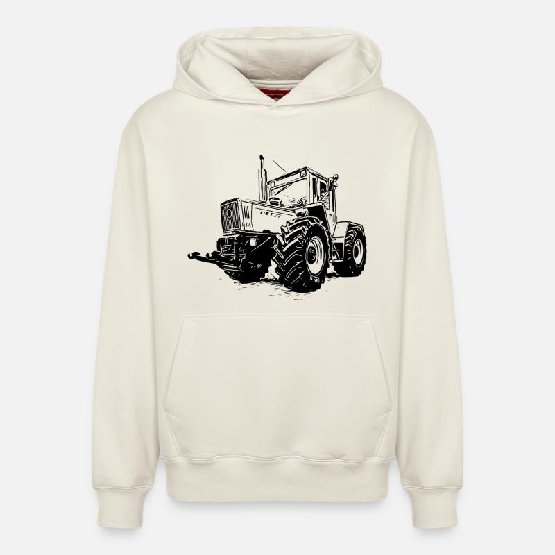 Der Grüne Koloss - Relaxed Unisex Organic Hoodie – von SPREAD - Naturweiß