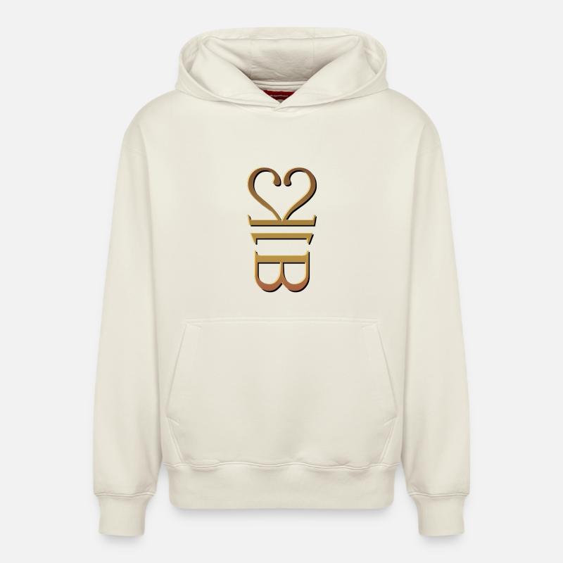221B - Sweat à capuche unisexe décontracté en coton biologique – de SPREAD - blanc cassé
