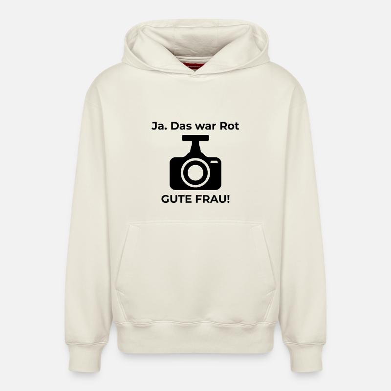 Dashcam Garmin Meme - Sweat à capuche unisexe décontracté en coton biologique – de SPREAD - blanc cassé