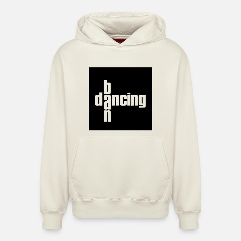 Interdiction des dacing - Sweat à capuche unisexe décontracté en coton biologique – de SPREAD - blanc cassé