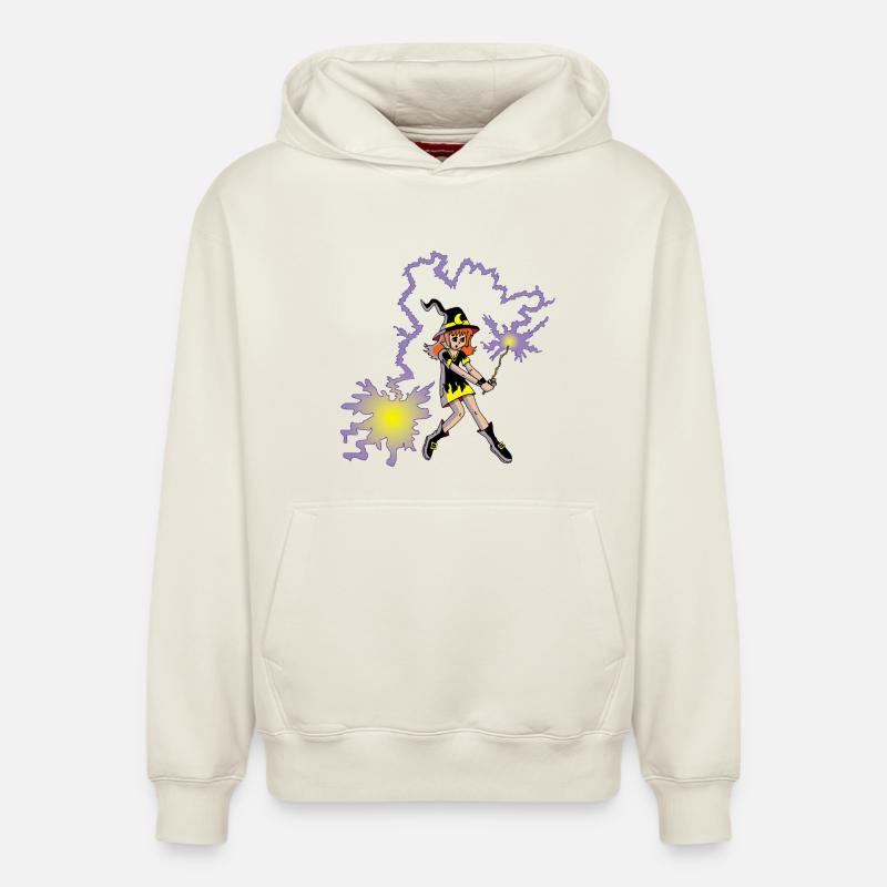 Apprentice Witch - Relaxed Unisex Organic Hoodie – by SPREAD - off white