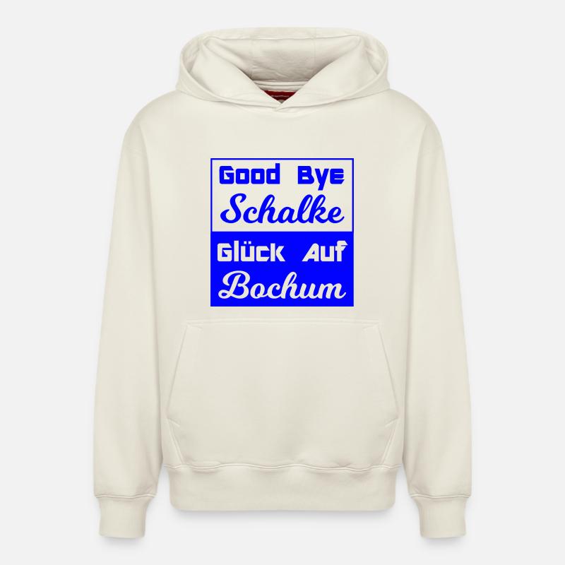 Bochum - Sweat à capuche unisexe décontracté en coton biologique – de SPREAD - blanc cassé