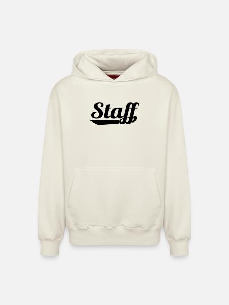 2541614 127337063 STAFF - Relaxed Unisex Organic Hoodie – von SPREAD - Naturweiß